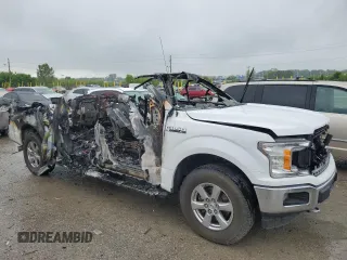 2018 Ford F-150 XL with VIN 1FTEW1E56JFC31157, listed as a Copart auction lot 59553225 with Not provided miles and Non repairable. Bid and sale history available at DreamBid. Image 4.