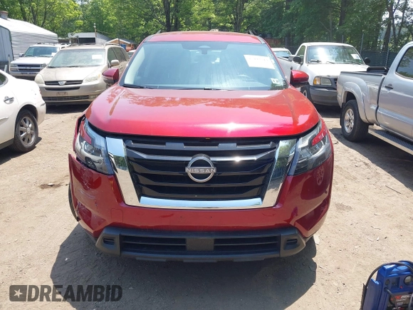 2024 Nissan Pathfinder SV with VIN 5N1DR3BC0RC281742, listed as a IAAI auction lot 42493713 with 23,318 mi miles and . Bid and sale history available at DreamBid. Image 12.
