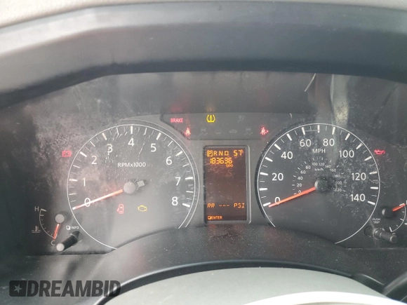 2013 Nissan NV SV with VIN 1N6BF0KL1DN107417, listed as a Copart auction lot 75470764 with 183,636 mi miles and Salvage Title. Bid and sale history available at carsss.com. Image 9.