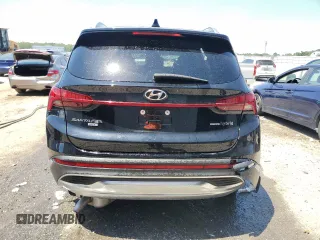 2021 Hyundai Santa Fe Hybrid Blue with VIN KM8S2DA18MU008780, listed as a Copart auction lot 57113624 with 36,420 mi miles and Salvage Title. Bid and sale history available at carsss.com. Image 6.