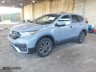 2021 Honda CR-V EX-L with VIN 5J6RW2H85MA010741, listed as a IAAI auction lot 41296406 with 17,309 mi miles. Bid and sale history available at carsss.com. Image 2.
