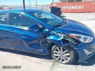 2015 Hyundai Elantra Limited with VIN KMHDH4AE8FU304086, listed as a IAAI auction lot 41830380 with 72,860 mi miles. Bid and sale history available at carsss.com. Image 6.