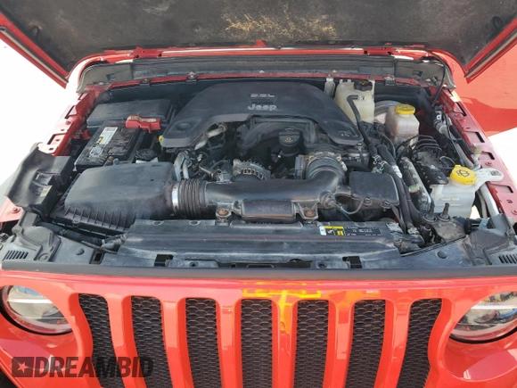 2020 Jeep Wrangler Unlimited Sport S with VIN 1C4HJXDG1LW216926, listed as a Copart auction lot 61456015 with Not provided miles and Salvage title. Bid and sale history available at DreamBid. Image 11.
