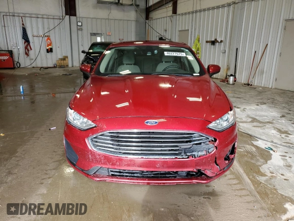 2019 Ford Fusion Hybrid SE with VIN 3FA6P0LU7KR225576, listed as a Copart auction lot 46227675 with 123,478 mi miles and Salvage Title. Bid and sale history available at carsss.com. Image 5.
