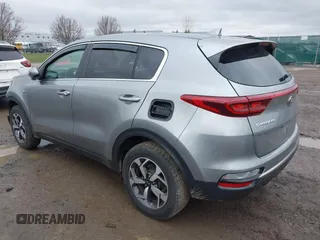 2020 Kia Sportage LX with VIN KNDPMCAC3L7805385, listed as a IAAI auction lot 42010815 with 44,768 mi miles. Bid and sale history available at carsss.com. Image 3.