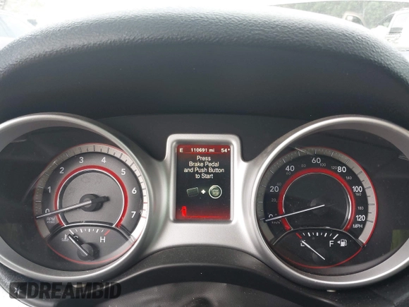 2018 Dodge Journey SE with VIN 3C4PDCAB1JT141295, listed as a IAAI auction lot 42098218 with 110,691 mi miles. Bid and sale history available at carsss.com. Image 7.