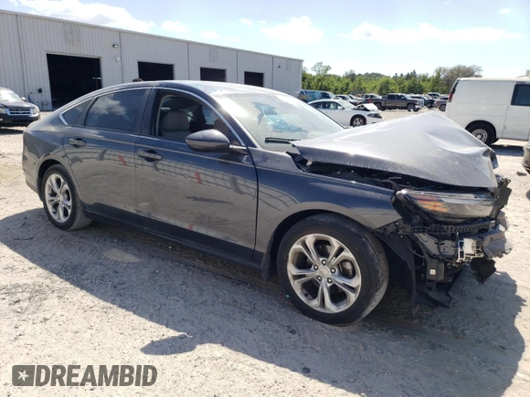 2023 Honda Accord LX with VIN 1HGCY1F27PA014990, listed as a Copart auction lot 53716205 with 24,211 mi miles and Non Repairable. Bid and sale history available at DreamBid. Image 4.