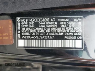 1995 Mercedes-Benz S with VIN WDBGA51E5SA224377, listed as a Copart auction lot 75064964 with 208,782 mi miles and Clean Title. Bid and sale history available at DreamBid. Image 12.