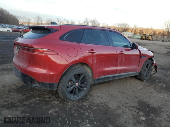 2023 Jaguar F-Pace S with VIN SADCJ2EX9PA712110, listed as a Copart auction lot 42532055 with 18,990 mi miles and Salvage title. Bid and sale history available at DreamBid. Image 3.