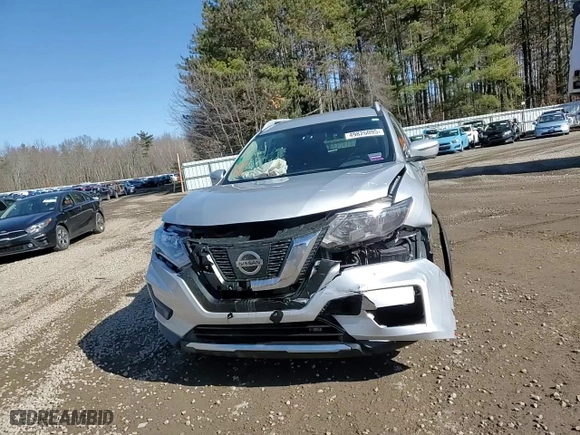 2017 Nissan Rogue SV with VIN 5N1AT2MV9HC881638, listed as a Copart auction lot 49826095 with 159,441 mi miles and Salvage Title. Bid and sale history available at carsss.com. Image 12.