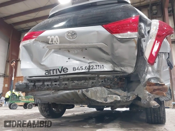 2013 Toyota Sienna LE with VIN 5TDJK3DC0DS056429, listed as a IAAI auction lot 41633193 with 167,321 mi miles and . Bid and sale history available at DreamBid. Image 6.