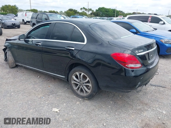 2017 Mercedes-Benz C 300 with VIN 55SWF4KB6HU212346, listed as a IAAI auction lot 42011013 with 62,332 mi miles and . Bid and sale history available at carsss.com. Image 3.
