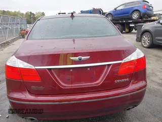 2009 Hyundai Genesis with VIN KMHGC46E49U017983, listed as a IAAI auction lot 41943695 with 106,832 mi miles. Bid and sale history available at carsss.com. Image 15.