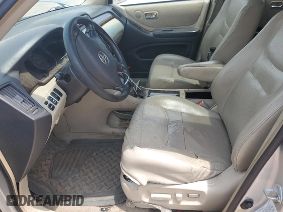 2003 Toyota Highlander z VIN JTEHF21A030101298, wystawiony jako Copart lot #60499305 z przebiegiem 232 175 mil mil oraz Czysty tytuł • Clean title. Historia ofert i sprzedaży dostępna na DreamBid. Obrazek 7.