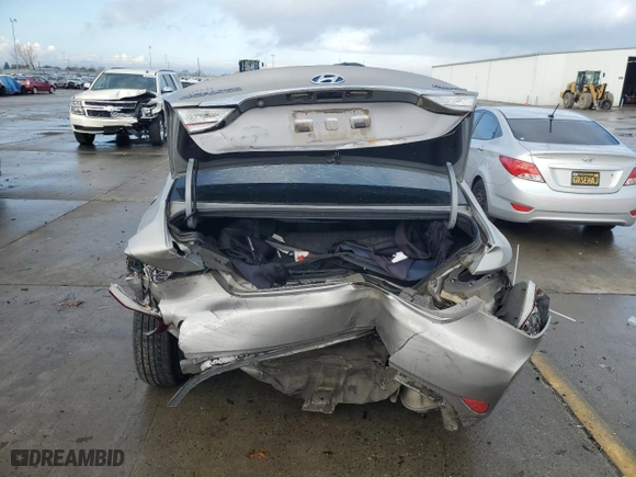 2012 Hyundai Sonata Hybrid with VIN KMHEC4A42CA034201, listed as a Copart auction lot 41503055 with 0 mi miles and Salvage Title. Bid and sale history available at carsss.com. Image 6.