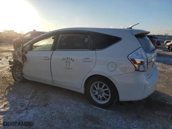2012 Toyota Prius v Two with VIN JTDZN3EU6C3034372, listed as a Copart auction lot 89346545 with 238,612 mi miles and Salvage Title. Bid and sale history available at carsss.com. Image 2.