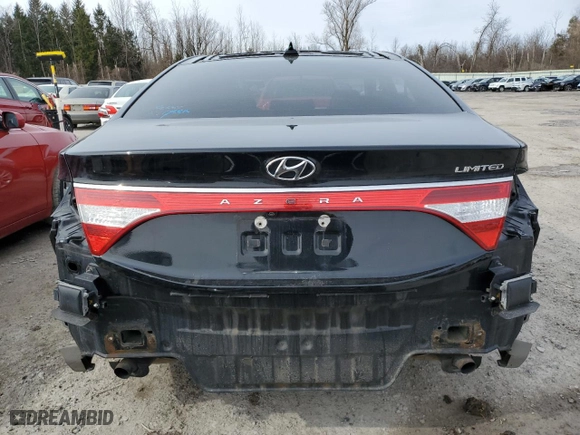 2015 Hyundai Azera Limited with VIN KMHFH4JG1FA487889, listed as a Copart auction lot 48711085 with 161,287 mi miles and Salvage Title. Bid and sale history available at carsss.com. Image 6.