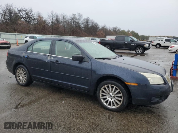 2009 Mercury Milan Premier with VIN 3MEHM08Z69R622494, listed as a Copart auction lot 41496345 with 206,103 mi miles and Salvage Title. Bid and sale history available at carsss.com. Image 4.
