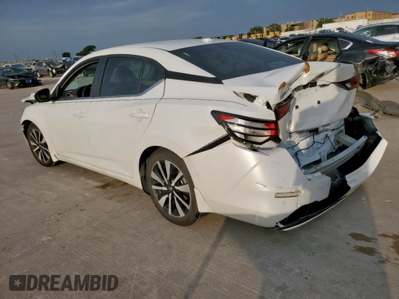 2024 Nissan Sentra SV with VIN 3N1AB8CV4RY359118, listed as a Copart auction lot 59172325 with 12,667 mi miles and Salvage title. Bid and sale history available at DreamBid. Image 2.