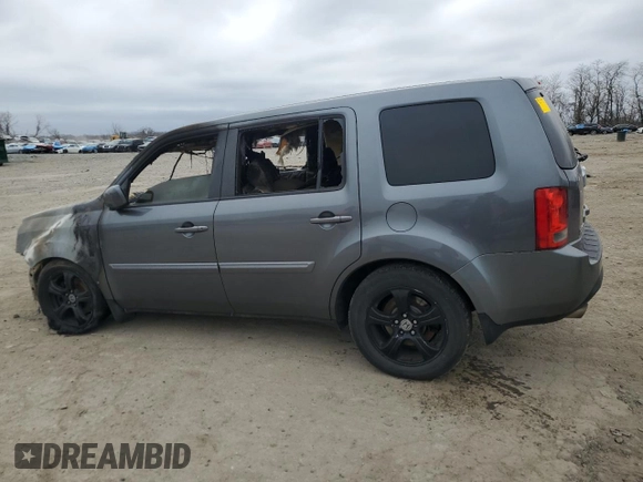 2013 Honda Pilot EX-L with VIN 5FNYF4H57DB010606, listed as a Copart auction lot 48666005 with 0 mi miles and Salvage Title. Bid and sale history available at carsss.com. Image 2.