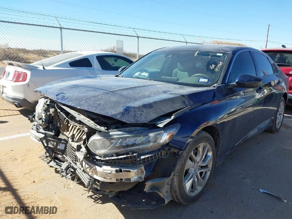 2019 Honda Accord Sedan LX 1.5T with VIN 1HGCV1F17KA027425, listed as a IAAI auction lot 41553943 with 1 mi miles. Bid and sale history available at carsss.com. Image 6.