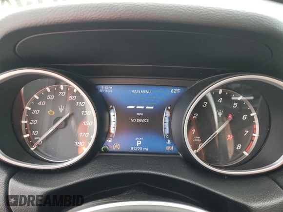 2020 Maserati Levante S с VIN ZN661YUA7LX344878, выставлен на аукционе Copart как лот 45732015 с пробегом 61 229 миль миль и На запчасти • Non repairable. История ставок и продаж доступна на DreamBid. Изображение 9.