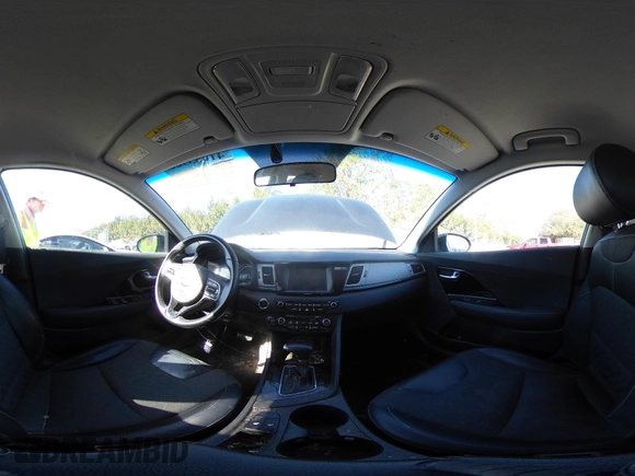 2017 Kia Niro Touring Launch Edition with VIN KNDCC3LC3H5034914, listed as a IAAI auction lot 41683906 with 1 mi miles. Bid and sale history available at carsss.com. Image 18.