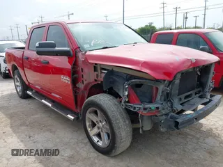 2014 Ram 1500 Express with VIN 1C6RR6KT3ES154972, listed as a IAAI auction lot 42396509 with 212,733 mi miles and . Bid and sale history available at DreamBid. Image 1.