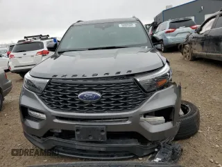 2022 Ford Explorer ST-Line with VIN 1FMSK8KH6NGC46663, listed as a Copart auction lot 46060605 with 41,304 mi miles and Salvage Title. Bid and sale history available at carsss.com. Image 5.