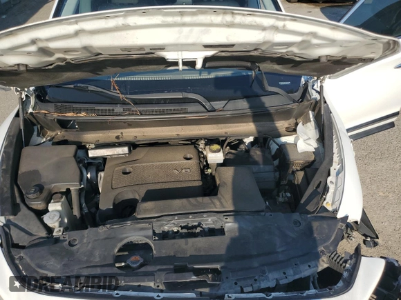 2013 Infiniti JX35 with VIN 5N1AL0MNXDC331105, listed as a Copart auction lot 75550724 with 186,860 mi miles and Salvage Title. Bid and sale history available at carsss.com. Image 12.