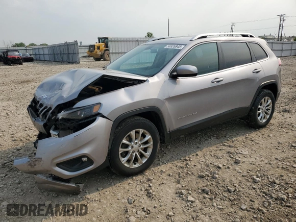 2019 Jeep Cherokee Latitude with VIN 1C4PJMCBXKD274141, listed as a Copart auction lot 58926845 with 166,566 mi miles and Non repairable. Bid and sale history available at DreamBid. Image 1.