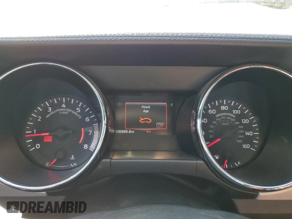 2015 Ford Mustang GT Premium with VIN 1FATP8FF0F5332038, listed as a Copart auction lot 48799725 with 105,866 mi miles and Salvage Title. Bid and sale history available at DreamBid. Image 9.
