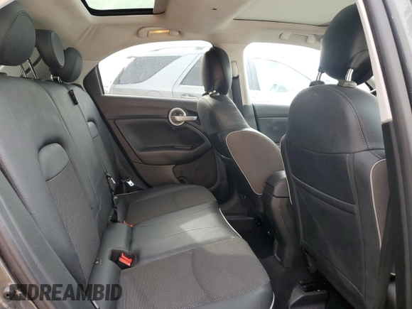 2017 FIAT 500X Urbana Edition with VIN ZFBCFXCB8HP586194, listed as a Copart auction lot 49710965 with 42,716 mi miles and Salvage title. Bid and sale history available at DreamBid. Image 10.