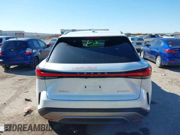 2024 Lexus RX 350 with VIN 2T2BAMBA5RC049230, listed as a IAAI auction lot 41759115 with 4,990 mi miles and . Bid and sale history available at DreamBid. Image 15.