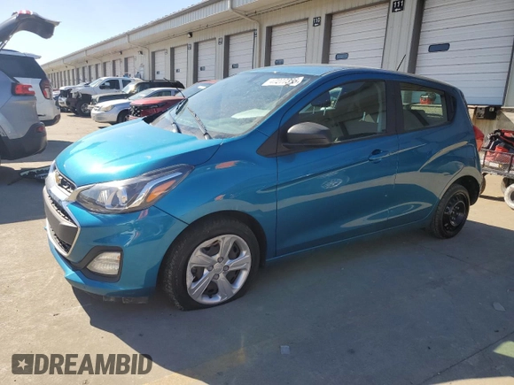 2020 Chevrolet Spark LS with VIN KL8CB6SA3LC465755, listed as a Copart auction lot 47277355 with 40,047 mi miles and Salvage Title. Bid and sale history available at carsss.com. Image 1.