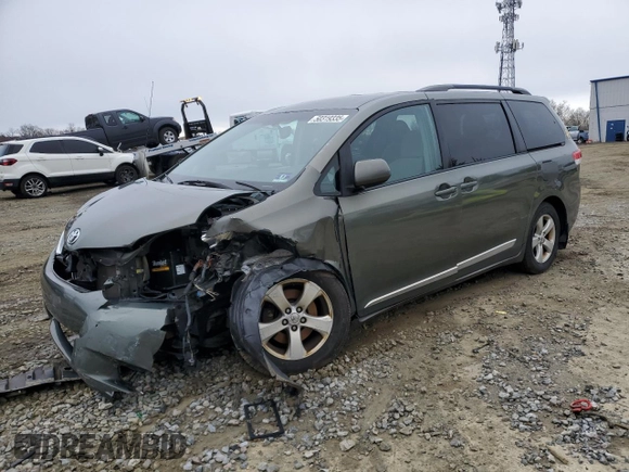 2011 Toyota Sienna LE AAS with VIN 5TDKK3DC4BS087295, listed as a Copart auction lot 50319335 with 148,279 mi miles and Salvage Title. Bid and sale history available at carsss.com. Image 1.