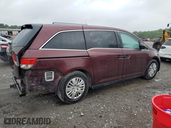 2014 Honda Odyssey LX z VIN 5FNRL5H24EB098072, wystawiony jako Copart lot #57577385 z przebiegiem 215 069 mil mil oraz Szkoda całkowita • Salvage title. Historia ofert i sprzedaży dostępna na DreamBid. Obrazek 3.