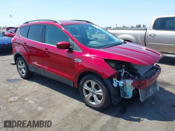 2016 Ford Escape SE z VIN 1FMCU0GX5GUB39043, wystawiony jako IAAI lot #42464213 z przebiegiem 92 478 mil mil oraz . Historia ofert i sprzedaży dostępna na DreamBid. Obrazek 1.
