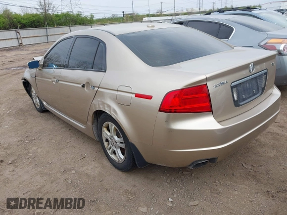 2006 Acura TL with VIN 19UUA66246A036224, listed as a IAAI auction lot 42023897 with 140,141 mi miles. Bid and sale history available at carsss.com. Image 3.