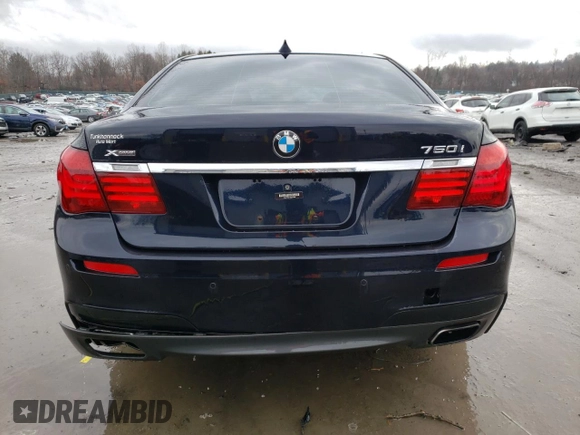 2014 BMW 7 Series 750i xDrive with VIN WBAYB6C57ED224998, listed as a Copart auction lot 81931474 with 0 mi miles and Salvage Title. Bid and sale history available at carsss.com. Image 6.