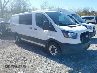2021 Ford Transit Cargo with VIN 1FTYE1Y82MKA39767, listed as a IAAI auction lot 41799929 with 106,361 mi miles. Bid and sale history available at carsss.com. Image 1.