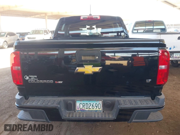2019 Chevrolet Colorado 2WD LT with VIN 1GCGSCEN2K1103707, listed as a IAAI auction lot 42132449 with 80,568 mi miles and . Bid and sale history available at DreamBid. Image 16.