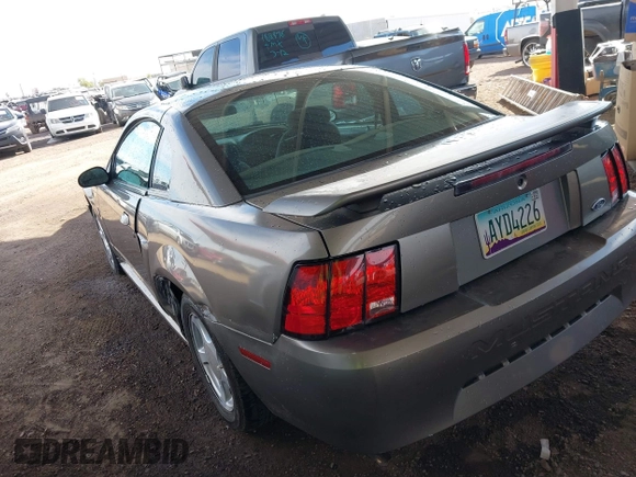 2002 Ford Mustang Standard with VIN 1FAFP40442F212762, listed as a IAAI auction lot 41776411 with 166,183 mi miles. Bid and sale history available at carsss.com. Image 3.