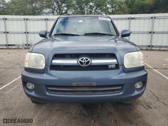 2006 Toyota Sequoia Limited with VIN 5TDBT48A76S258557, listed as a Copart auction lot 60426044 with 146,584 mi miles and Salvage Title. Bid and sale history available at carsss.com. Image 5.