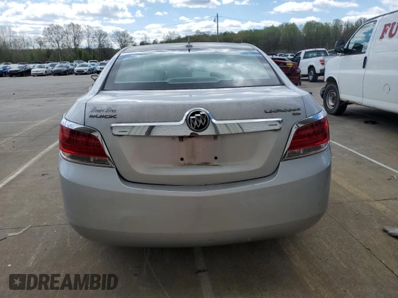 2010 Buick LaCrosse CXL with VIN 1G4GC5GG7AF130101, listed as a Copart auction lot 53254725 with 92,018 mi miles and Clean Title. Bid and sale history available at DreamBid. Image 6.