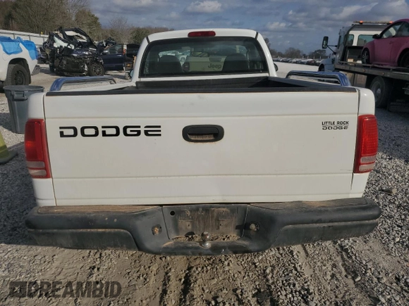 2002 Dodge Dakota with VIN 1B7FL16X22S676436, listed as a Copart auction lot 78075154 with 125,518 mi miles and Salvage Title. Bid and sale history available at DreamBid. Image 6.