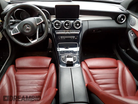 2018 Mercedes-Benz C 43 AMG with VIN 55SWF6EB9JU234998, listed as a Copart auction lot 87233064 with 75,432 mi miles and Salvage Title. Bid and sale history available at carsss.com. Image 8.