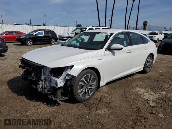 2020 Honda Accord with VIN 1HGCV3F19LA009411, listed as a Copart auction lot 45215105 with 59,328 mi miles and Salvage Title. Bid and sale history available at DreamBid. Image 1.