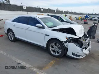 2013 Ford Taurus SEL with VIN 1FAHP2E81DG121759, listed as a IAAI auction lot 41939931 with 110,756 mi miles. Bid and sale history available at carsss.com. Image 1.