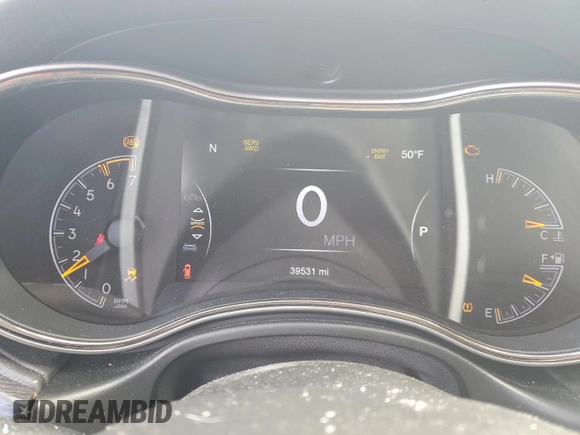 2019 Jeep Grand Cherokee Overland with VIN 1C4RJFCT8KC760871, listed as a Copart auction lot 75792074 with 39,531 mi miles and Salvage Title. Bid and sale history available at carsss.com. Image 9.